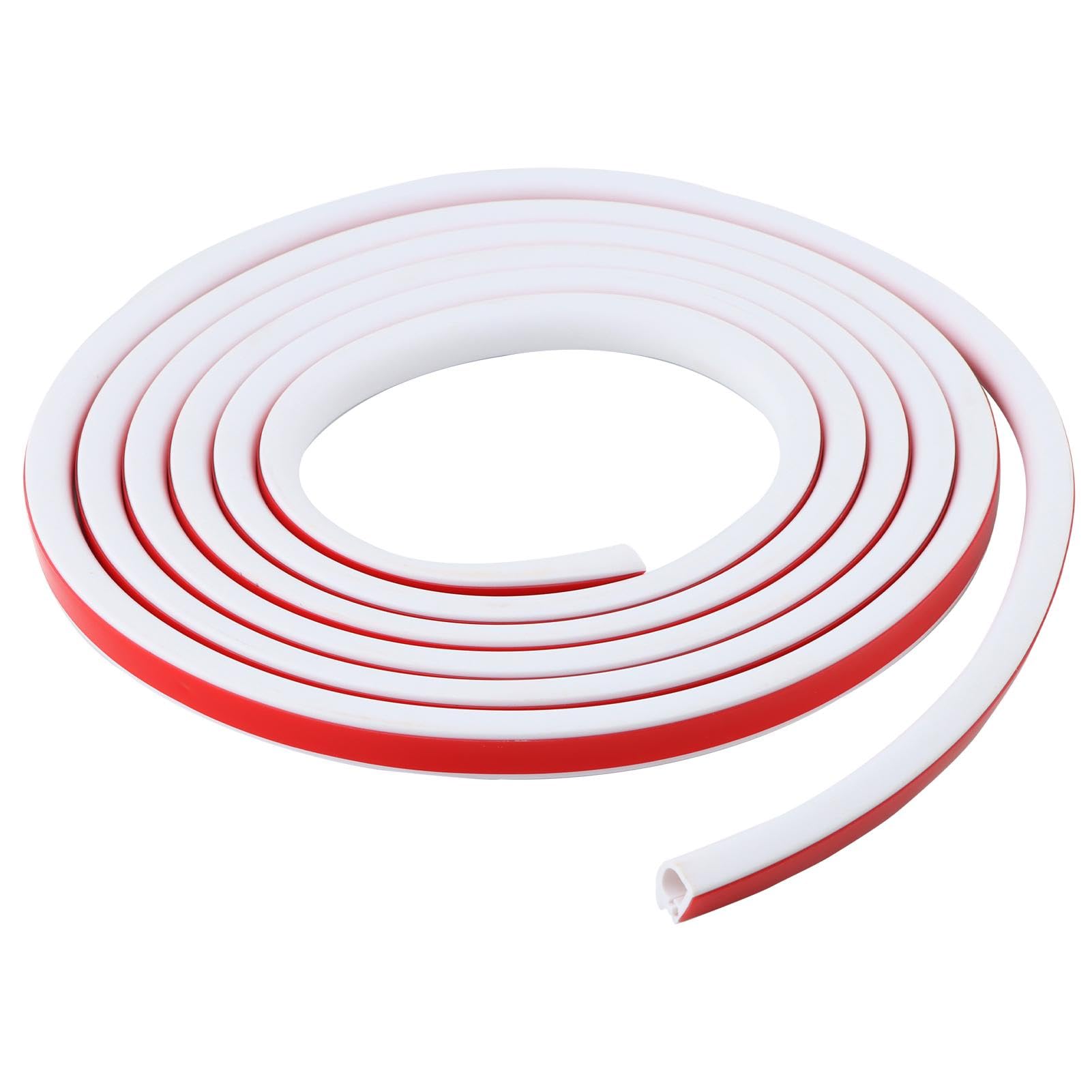 Photo 1 of Wall Cord Hider 118 Inch, Self-Adhesive Wire Cover Raceway for Walls, Flexible PVC Cable Concealer for Home and Office, Flexible Wire Cover Cable Raceway for Cord Management W0.55 H0.39in White
