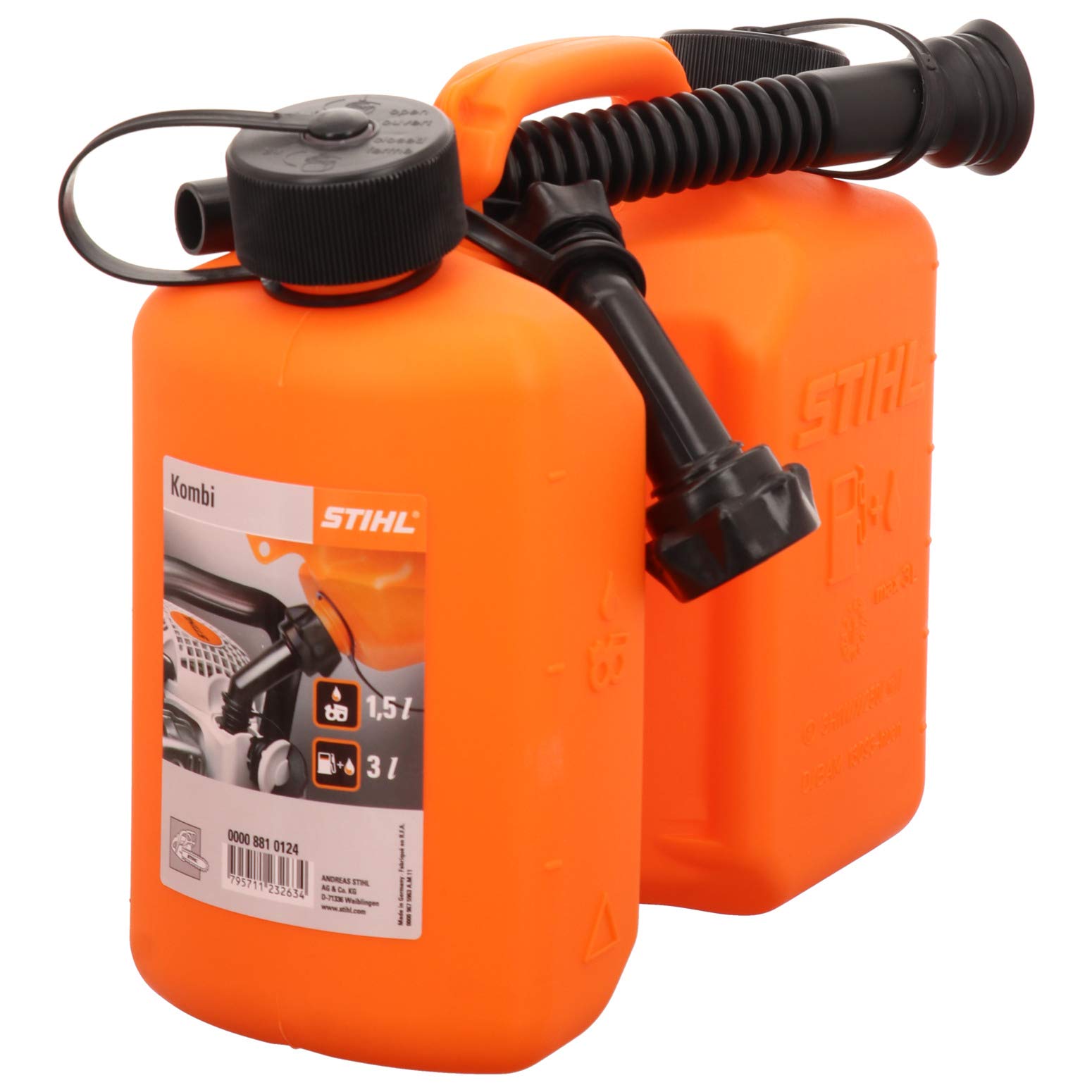 Stihl combi canister orange, standard 3 and 1.5 litres