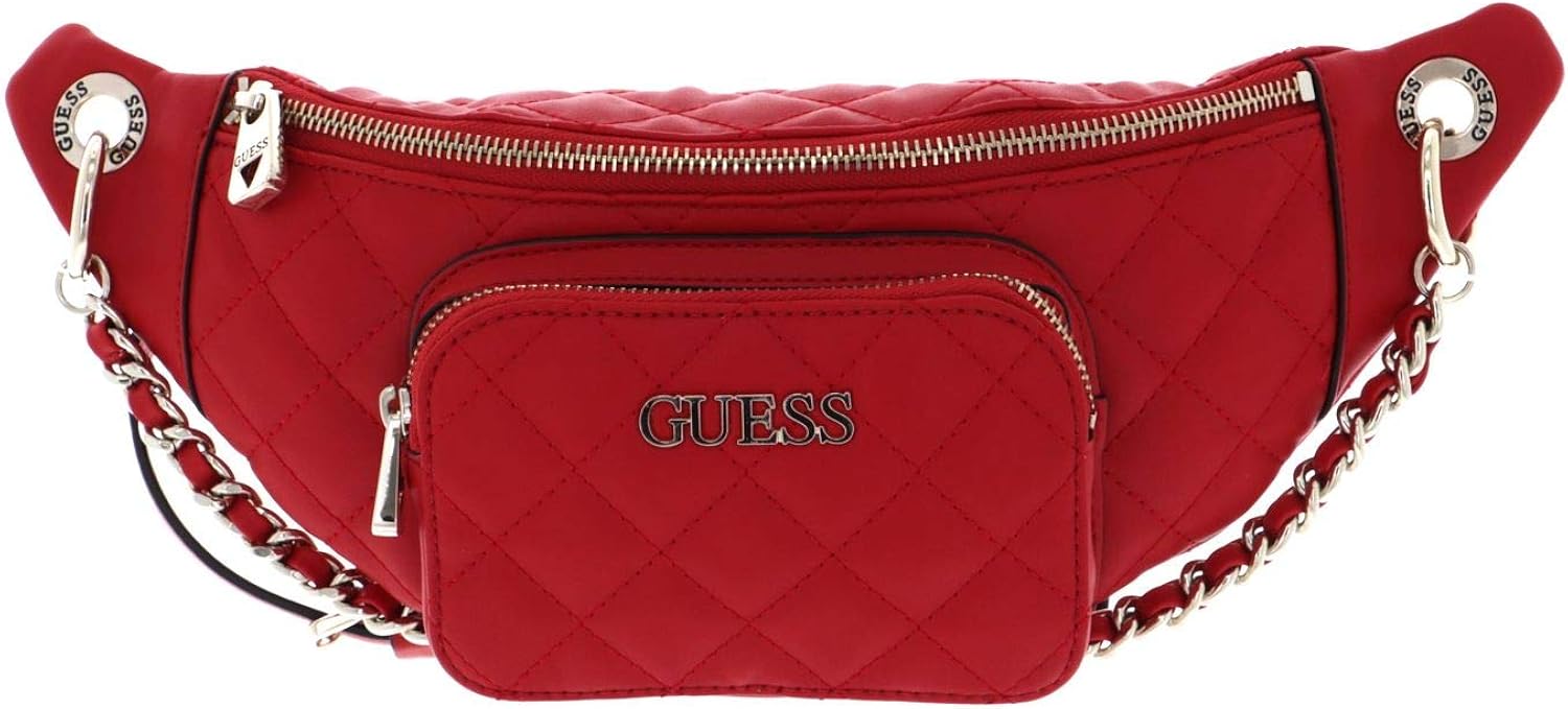 GUESS Illy Belt Bag Red Amazon.co.uk Shoes & Bags