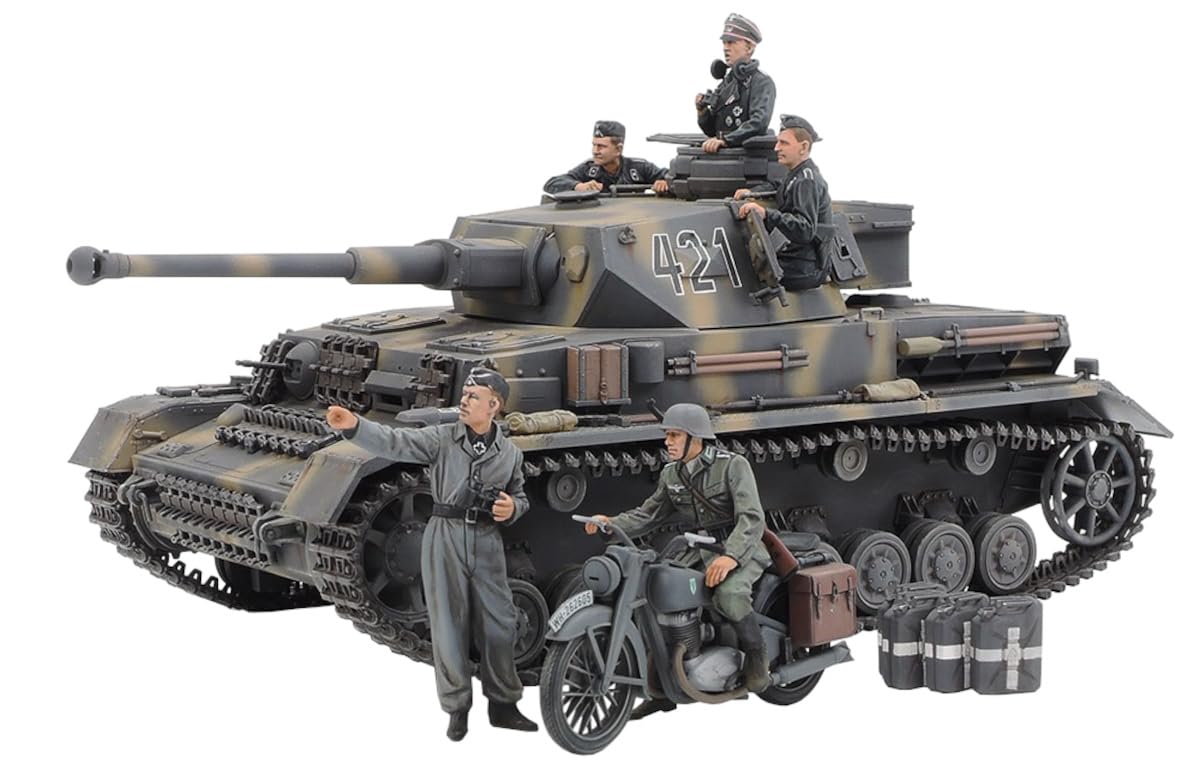 Tamiya 25209 1:35 DT. PzKpfw.IV Ausf.G m. Krad Ost F. - Model making kit, Plastic kit, Assembly kit, Tank kit