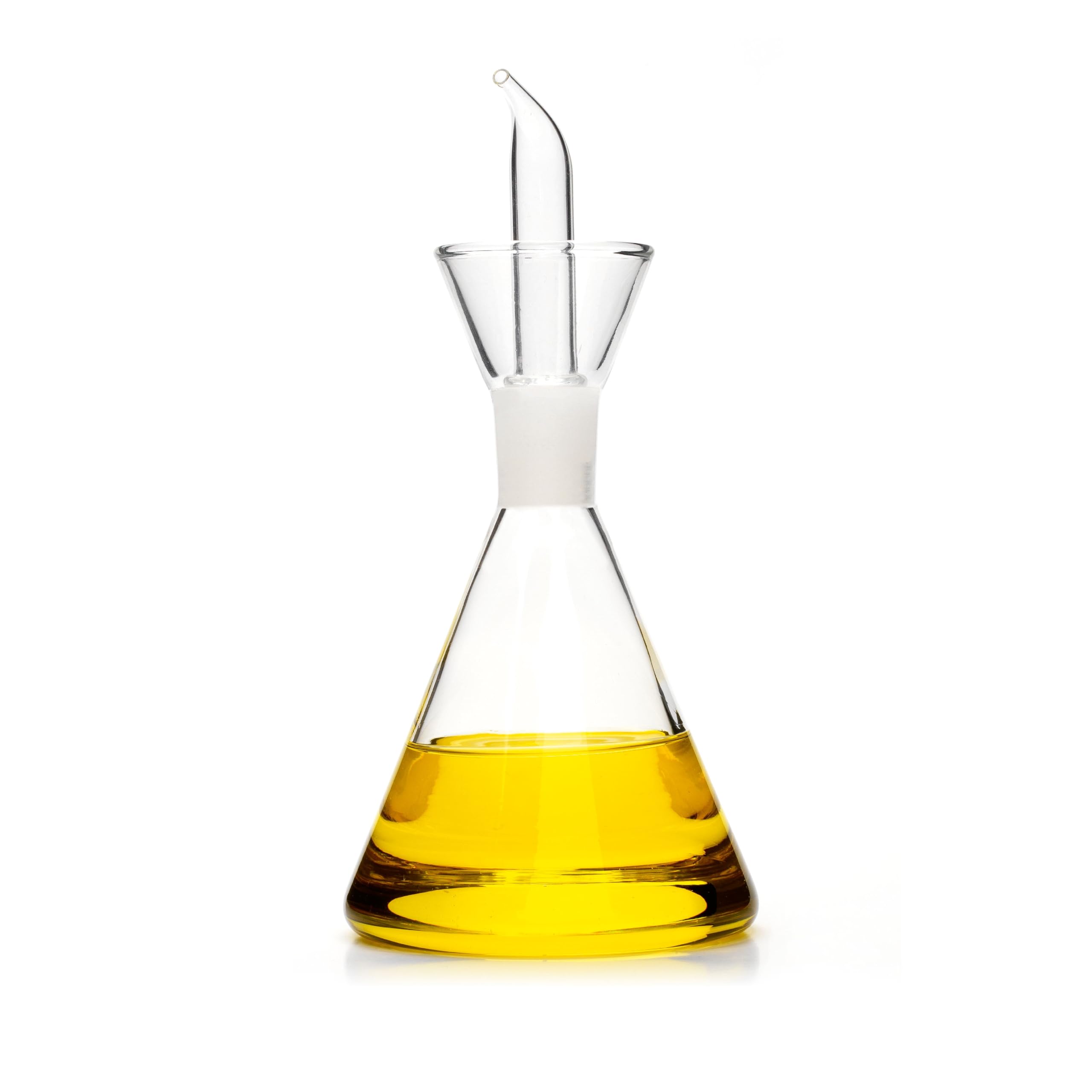 Classe Italy Glass Bell Shaped Oil/Vinegar Dispenser with Drip Stop, 125 ml 1000 ml