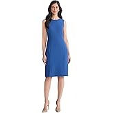 Kasper Women's Stretch Crepe Seamed Sheath Dress