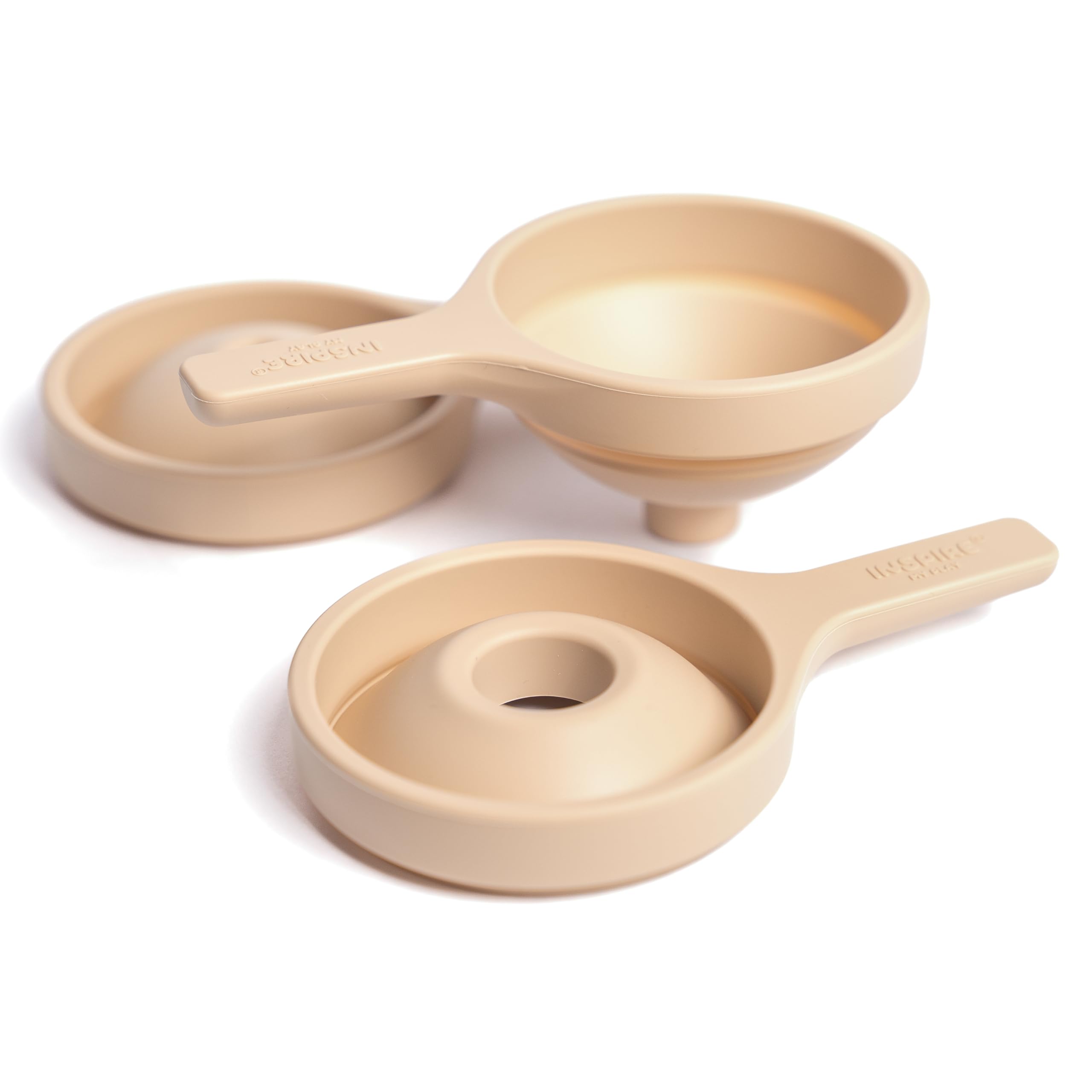 Inspire My Play 3 x Natural Funnels for Kids - Funnel set for Children - Sensory Toys and Accessories for Messy Play