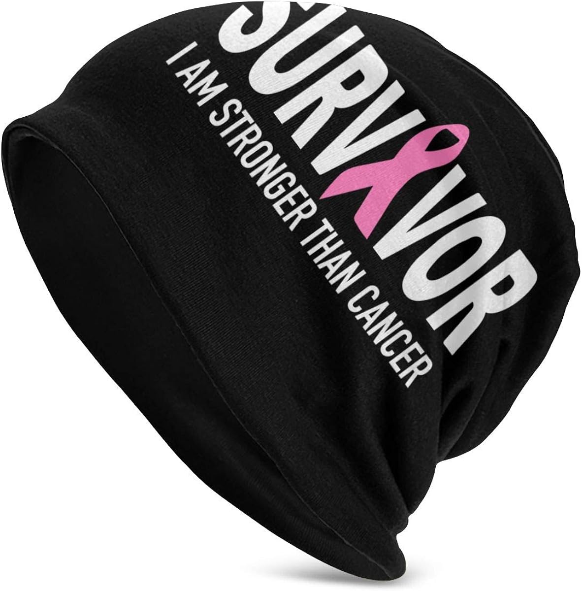 Breast Cancer Survivor Pink Ribbon Unisex Winter Knitting Lightweight