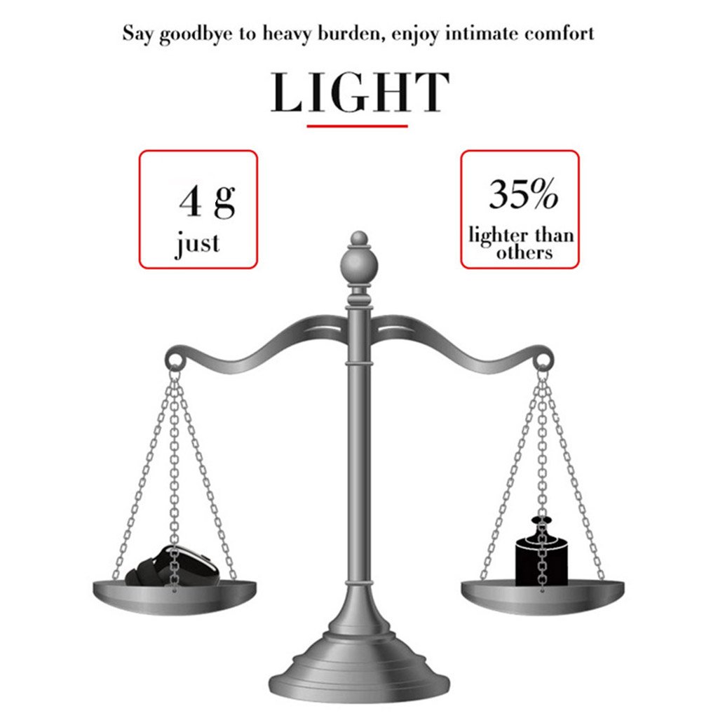 Bluetooth Headphone Mini Car Headset Magnetic Charging Wireless Invisible In-Ear Earbuds Mic Hands-Free Calls Sports Earphone with 6pcs ear-tips Earpiece for IOS iPhone 8 X Android Smartphones, Black