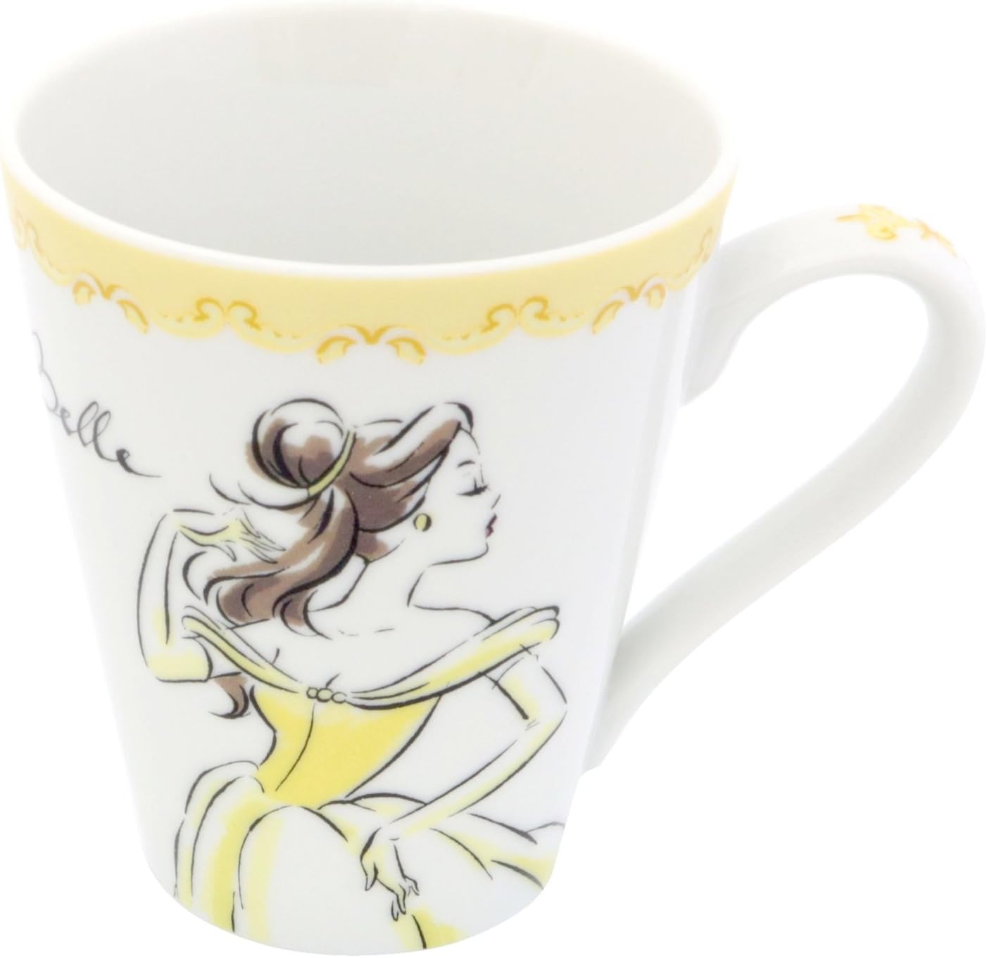 Amazon Co Jp ディズニー ファッショナブル プリンセス マグカップ ベル 38 05 ホーム キッチン