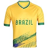 SINLEISI Fan Soccer Jersey for 2026 World Cup Fan Soccer Jersey - Argentina, Brazil, Mexico & USA
