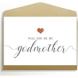 Will You Be My Godmother Card, Godmother Proposal Card, Be My Godmother Card