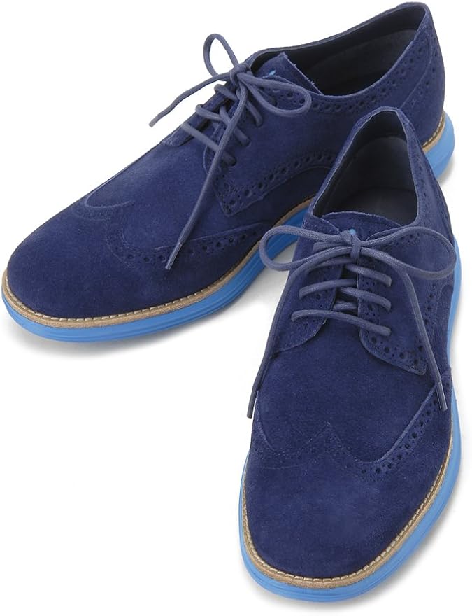 コールハーン ナイキ ルナグランド ウィングチップ メンズシューズ ネイビー インポート 27 5cm Cole Haan コールハーン ビジネスシューズ Amazon