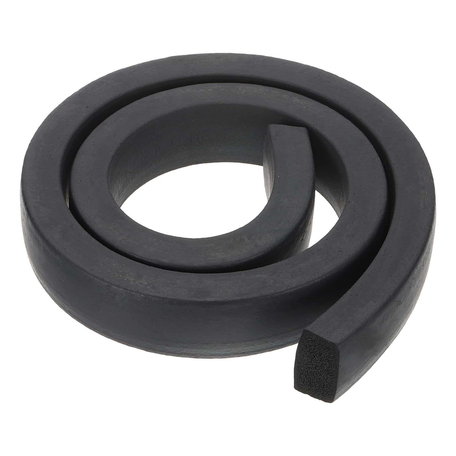 Patikil 3.3Ft EPDM Rubber Soundproof Seal Strip - 35mm Wide 20mm Thick, Black - DIY Gasket Sealing for Door & Window Insulation