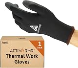 Ansell ActivArmr 97-631 Thermal Cold Work Gloves PVC Coated Insulated XS view 1