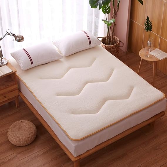 DJQ Tatami Mat, Japanese Thickened Tatami Mattress, Foldable Cashmere