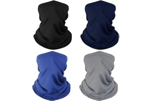 FINVIZO Neck Gaiter Bandana Face Mask: Sun Cooling Scarf Gator Cover Head for Men Women