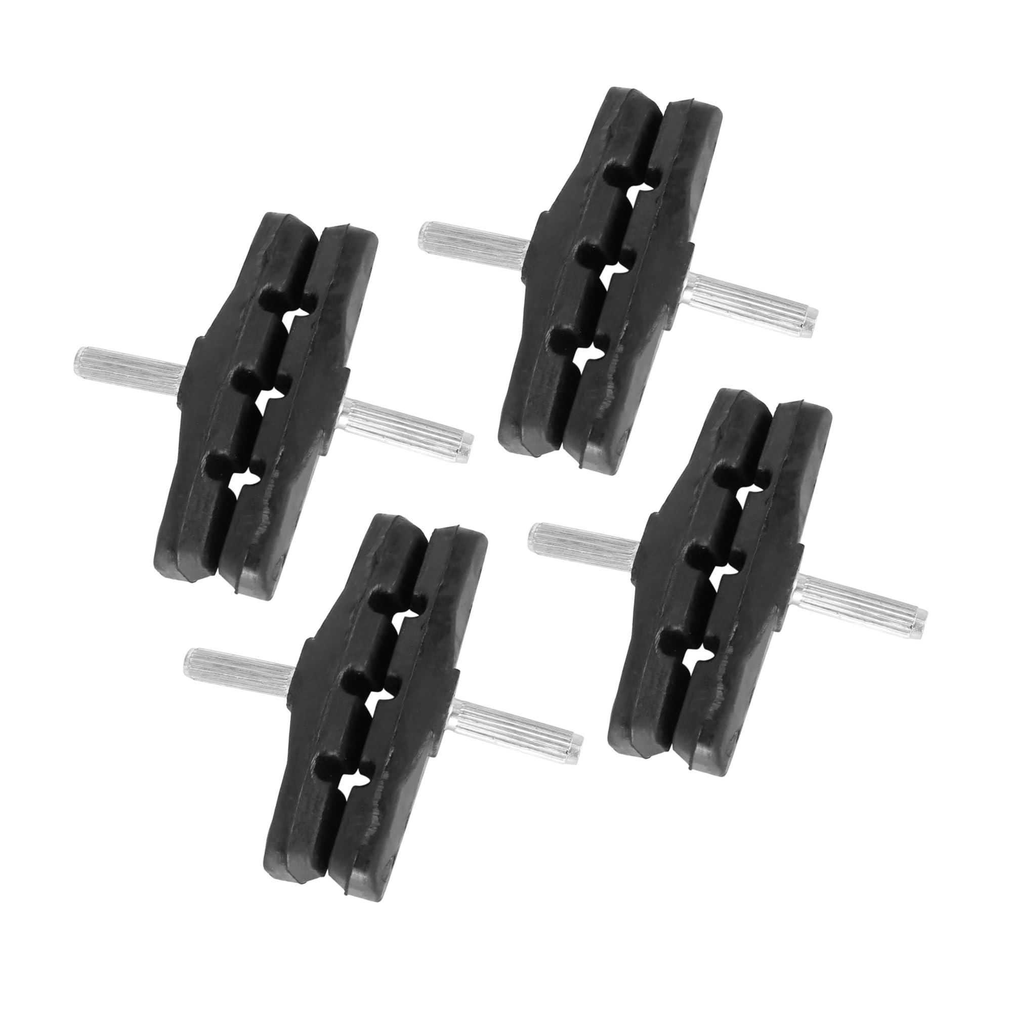 Partuto 4 Pair Bike Cantilever Brake Pads Threadless Post Mountain Bike 70mm Replacement