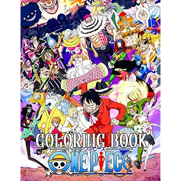 One Piece Coloring Books Anime Coloring Books For Luffy And Friends Fans Chan Nami Amazon Com Books