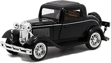 Lattice 1:32 Scale Classic Vintage Die-Cast Model Pull Back Toy Car with Openable Doors (Multicolour)