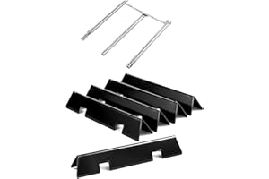 Grillflame Spirit E-310 Parts 7636 Flavorizer Bars Burners Replacement Parts for Weber Spirit and Spirit II 300 Series Spirit S-310 E-315 S-315 E-330 E-320 SP310 SP330 SP320 ii E-310 GS4 Gas Parts