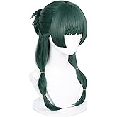 Probeauty Maomao Cosplay Wig, Long Dark Green Wigs for Women Halloween Christmas Anime Costume Party