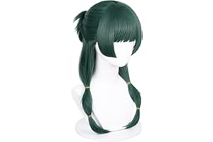 Probeauty Maomao Cosplay Wig, Long Dark Green Wigs for Women Halloween Christmas Anime Costume Party