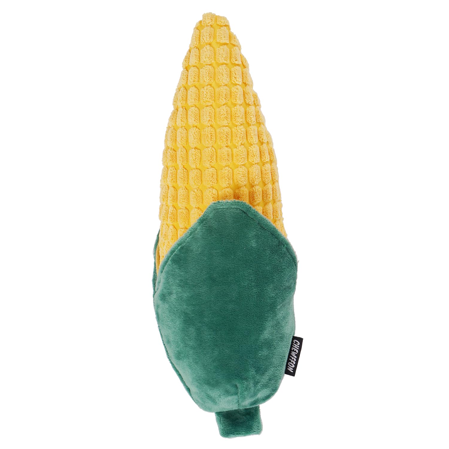 CHEWFFON Dog Toys, Soft Plush Corn Shape Dog Chew Toy with Squeaker for Small Medium and Large Dogs, Interactive Crinkle Puppy Puzzle Toys (Level 1)