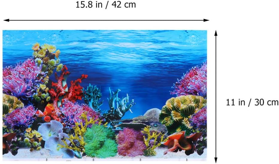 Balacoo Under The Sea Coral Reef Decor, 30X42 CM Three-Dimensional Scenery Sticker - Image 3