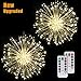 Fairy String Lights Wire Christmas Lights,120 LED DIY 8 Modes Dimmable Lights with Remote Control, Waterproof Decorative Hanging Starburst Lights for Christmas, Home, Patio, Indoor Outdoor Decoration