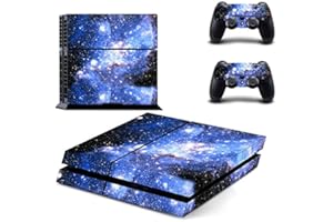UUShop Starry Sky Vinyl Skin Decal Cover for Sony PlayStation 4 PS4 Console Sticker