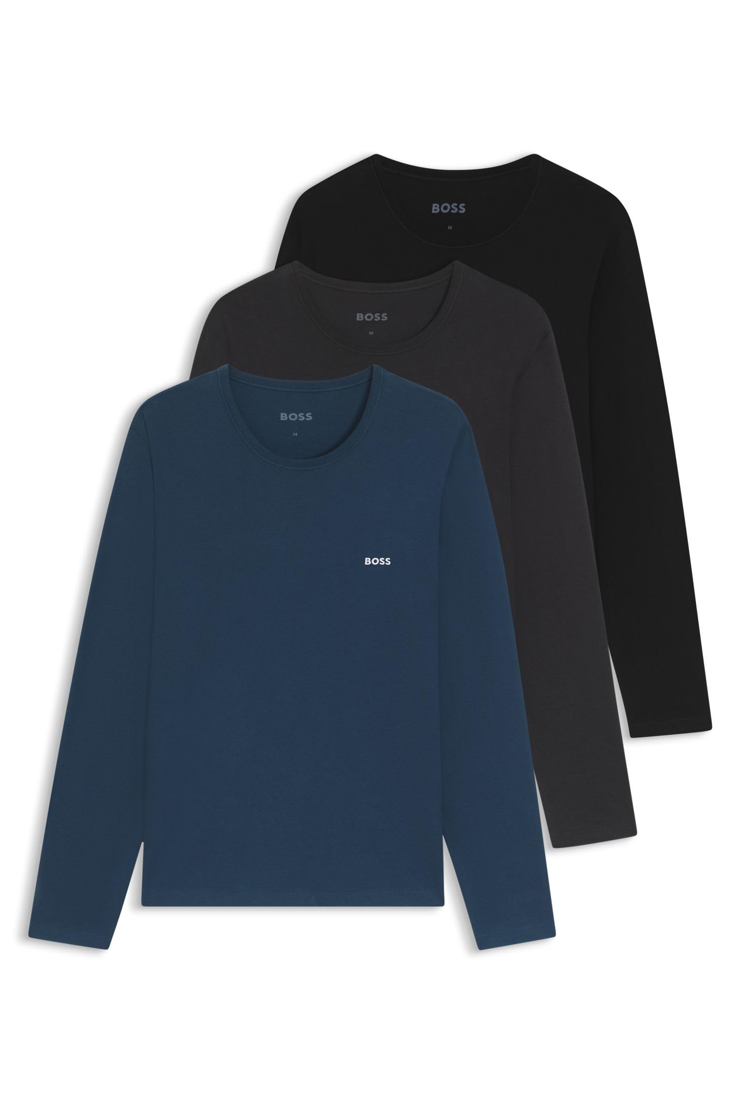 BOSS LSShirtRN 3P Classic 10243514