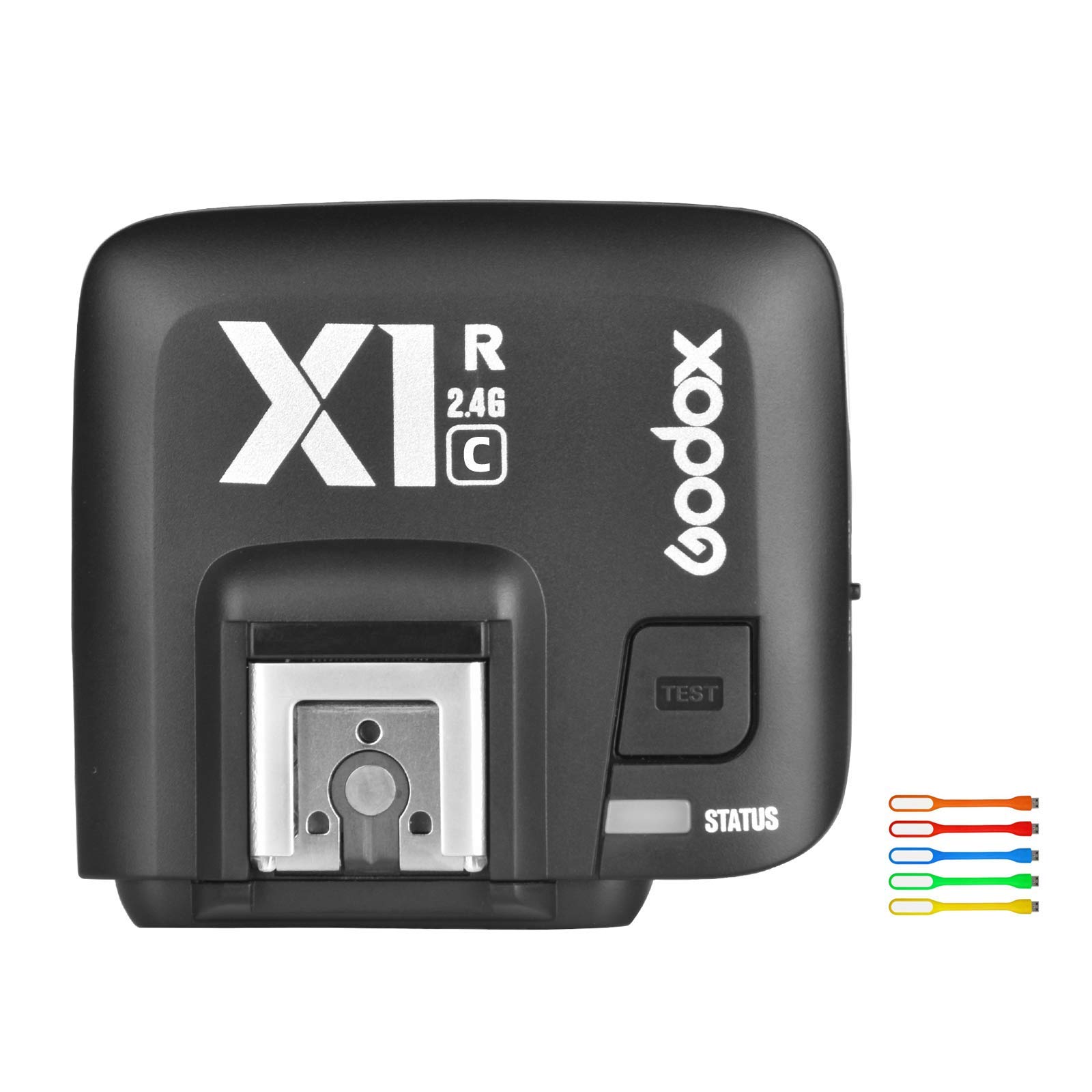 Godox X1C E-TTL Wireless High Speed Sync 1/8000s Flash Receiver Compatible for Canon Cameras with CONXTRUE USB LED (X1R-C Receiver)