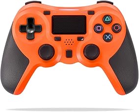 FONCBIEN Controlador Inalámbrico Playstation4, Controlador Inalámbrico Gamepads Manija del Juego Joypad con Los Botones De Activación Playstation 4 y Windows 