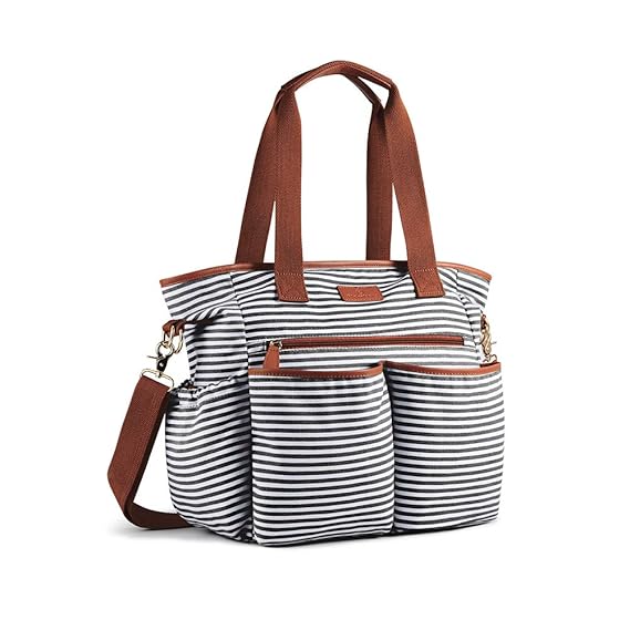 black tote changing bag