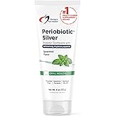 Designs for Health Periobiotic Silver Hydroxyapatite Toothpaste - Fluoride Free Toothpaste with Oral Probiotics with Whitening Hydroxyapatite - Supports Gum Health & Remineralization (4oz Mint)