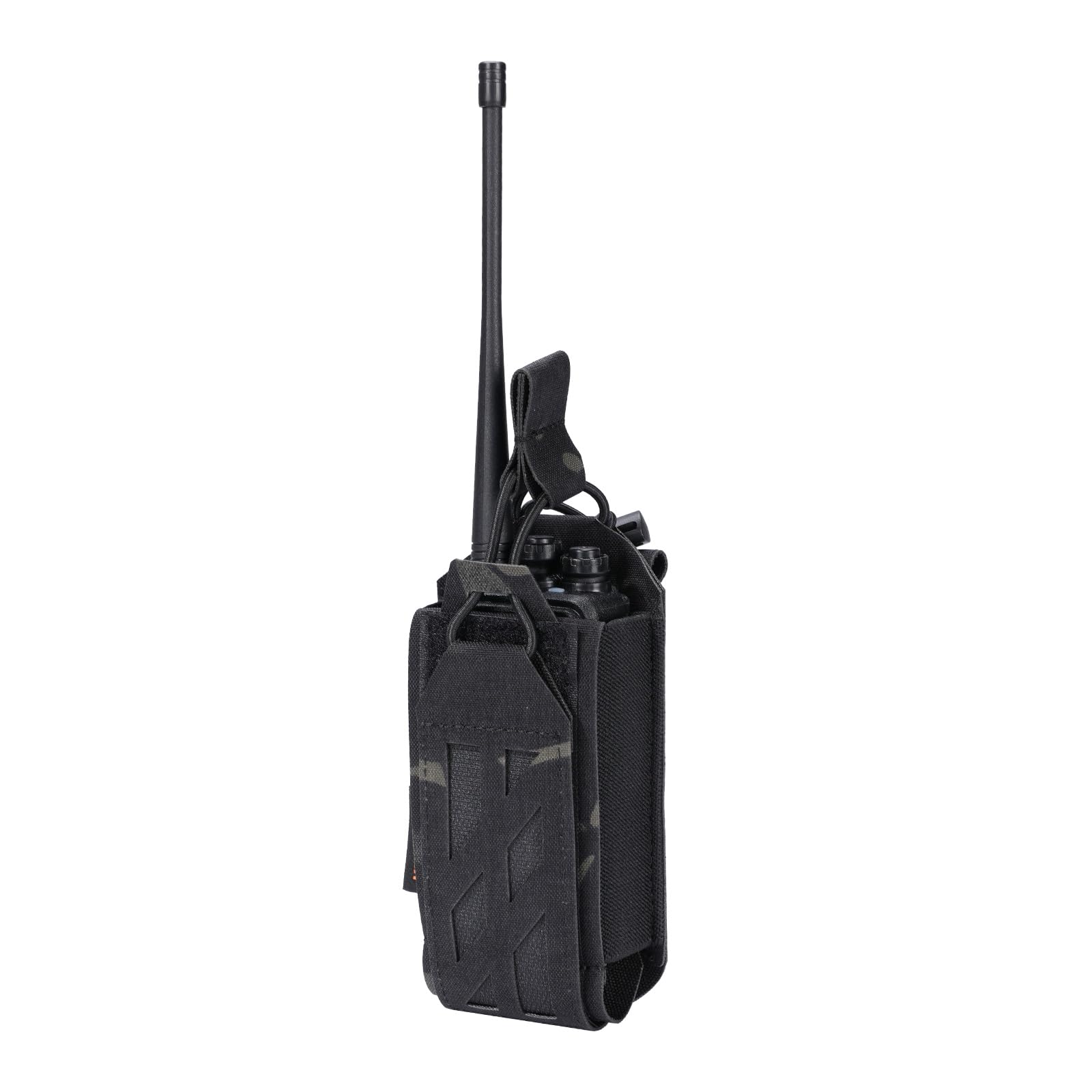 Étui Talkie-Walkie Tactique EXCELLENT ELITE - Nylon Cordura - Fixation MOLLE - Pour Police, Sécurité, Outdoor