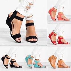 Gibobby Womens Espadrilles Sandals Wedge,Women's