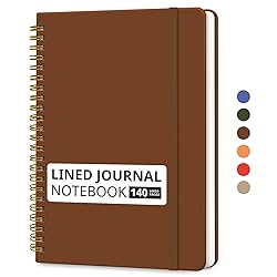 Lined Spiral Journal Notebook for Women & Men, 140