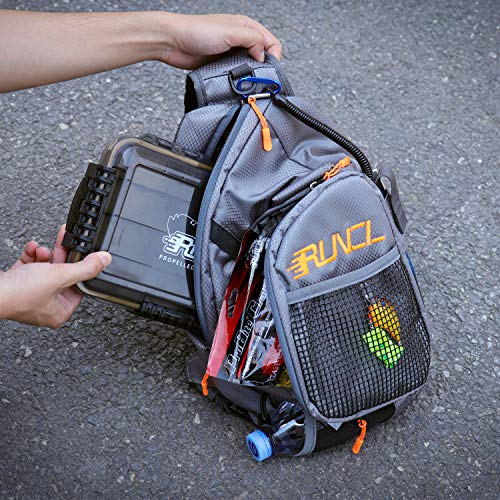 RUNCL Fishing Tackle Storage Bag, Fly Fishing Bag, Sports Shoulder Bag - Tournament Proven, Perfect Organizer, Angling-Specific Design, Ergonomic Design - Storage Organizer 03 - Thumbnail 5