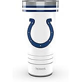 Tervis Traveler NFL Indianapolis Colts - Arctic Triple Insulated Tumbler Travel Cup Keeps Drinks Cold & Hot, 30oz, Stainless Steel