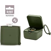 BIBS Pacifier Box with Loop for Storing &amp; Carrying Soothers | 100% BPA Free Material | Designed &amp; Made in Denmark | Hunter Green