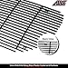 APS Compatible with Ford Bronco F-150 F-250 F-350 1992-1996 Main Upper Stainless Steel SS Black Billet Front Grill Grille Insert F85007H