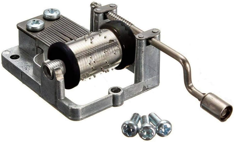 Pursuestar 18 Note Hand Crank Musical Mechanism Craft DIY Music Box Movement for Legend of Zelda