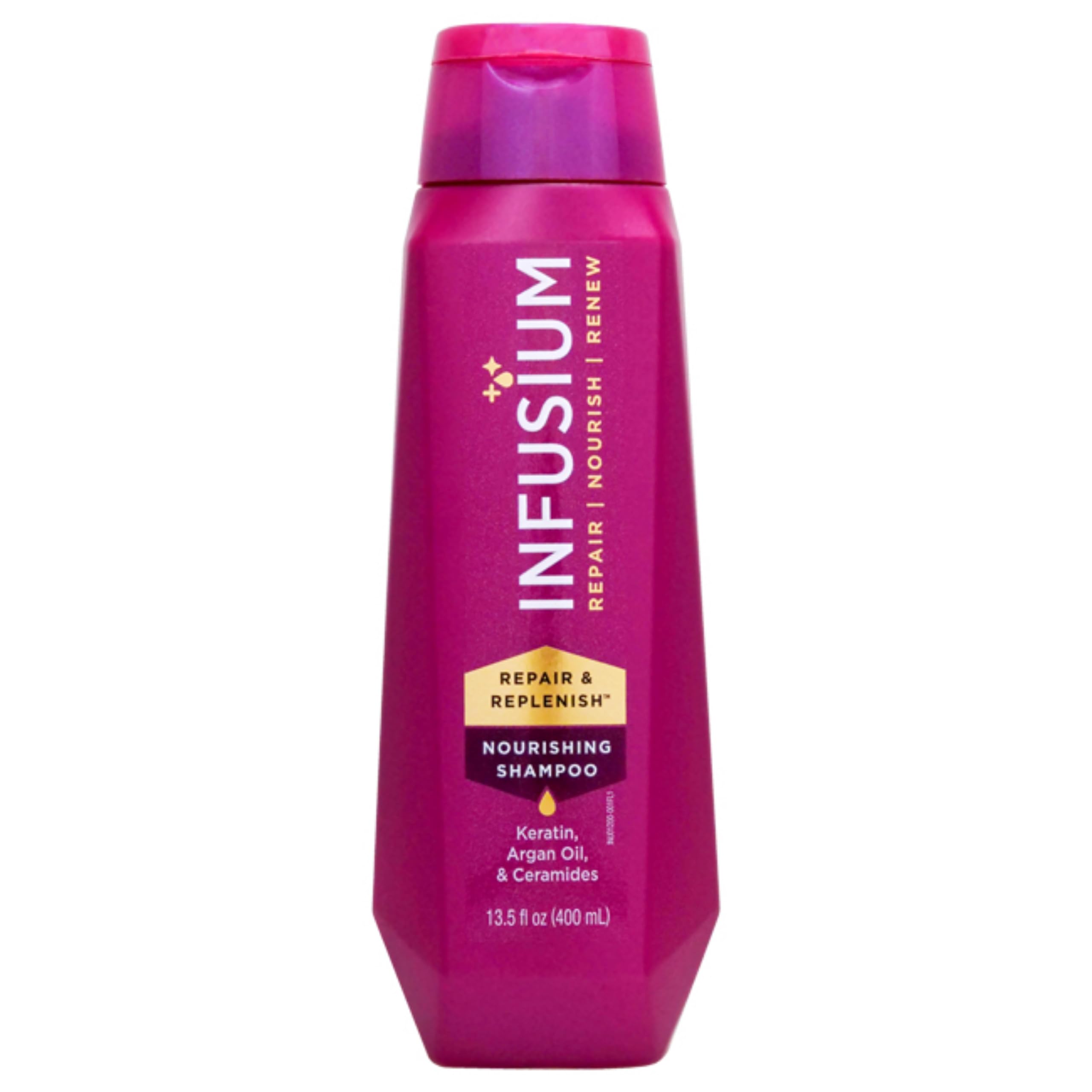 Photo 1 of Infusium Moisturize and Replenish Shampoo - Infused with Avocado and Olive Oil - Hair Care for Dry Hair - Moisturizing Shampoo for Women - 13.5 oz