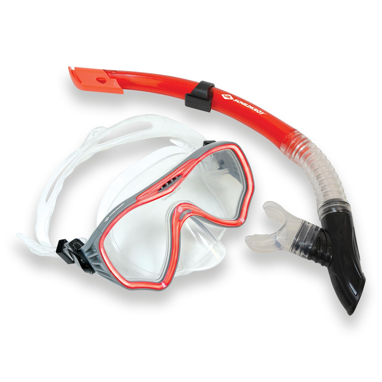 Schildkröt Funsports Fiji Snorkel Set, 2 Pieces - Mask, Tube, Silicone, Modern Design, in a Blister, 940012
