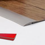 Zayejod 2M Grey Carpet Trim Self Adhesive PVC Floor Edge Strip 30mm x 4mm