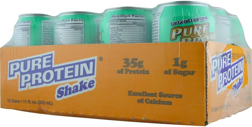 Pure Protein Shake Chocolate Mint 12ct