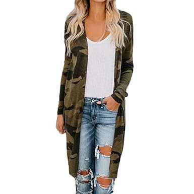 camouflage sweater dress