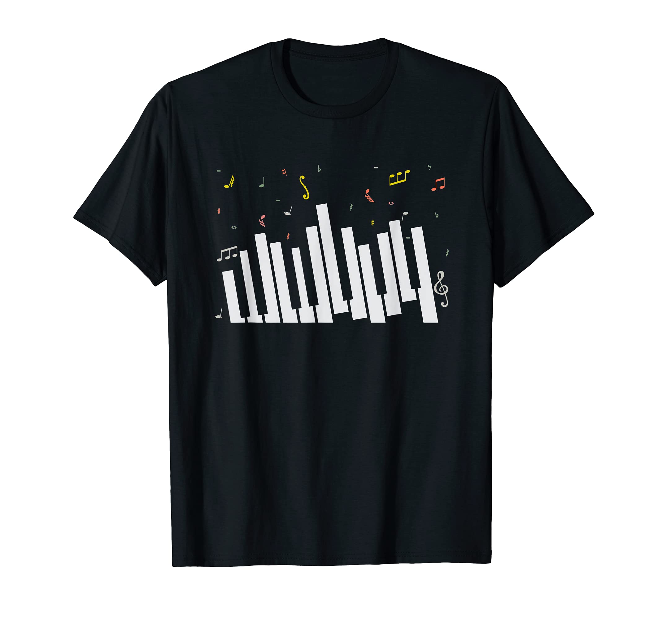 Classical Music Instrument Piano Keyboard Music Notes Piano T-Shirt