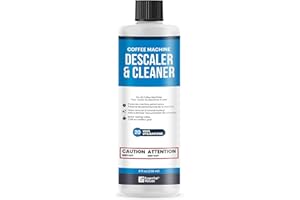 Essentials Values Descaling Solution - Descaler Compatible with Nespresso Delonghi Keurig Breville Jura - Coffee Maker Descal