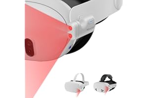 Maecker vr Ir Light Compatible for Meta Quest 3/Quest 2/Quest 3S Infrared Illuminator Sensor Tracking in Dark for Quest 3/3S/2 Accessories