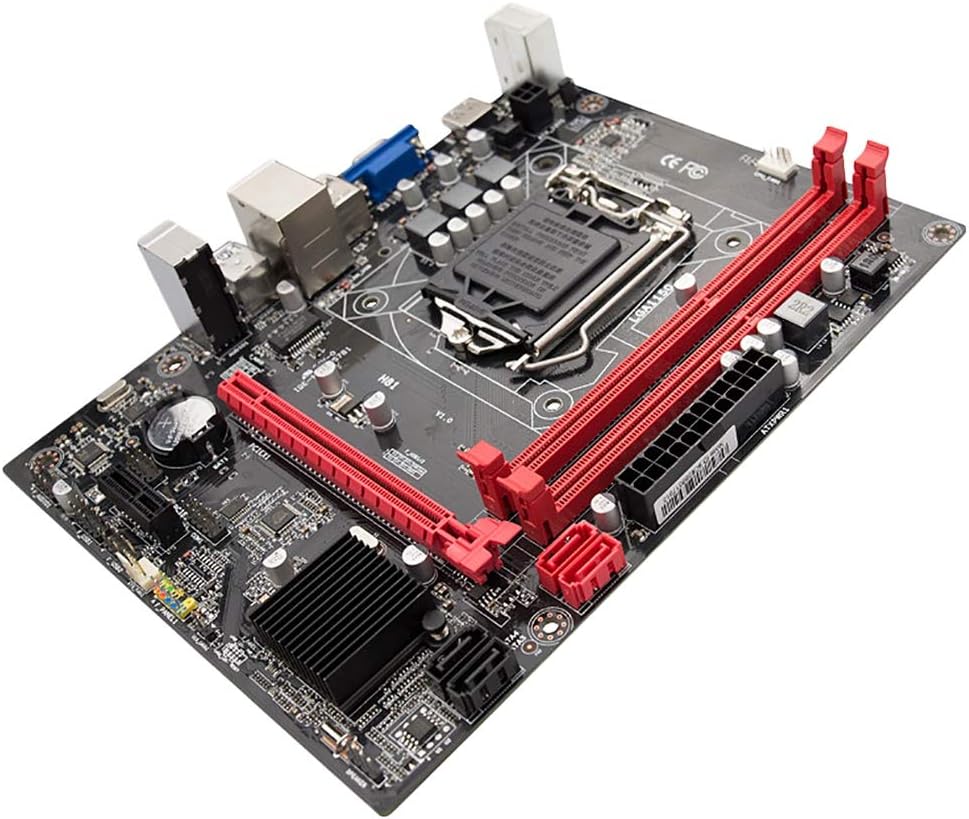 TOOGOO H81 Desktop Computer Motherboard Socket Lga 1150 Pins I3 I5 3470 4590 Cpu Super B85 Micro-Atx Uefi Bios