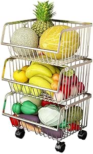 YQZQ Bastidores de almacenamiento de cocina Almacén de pequeños